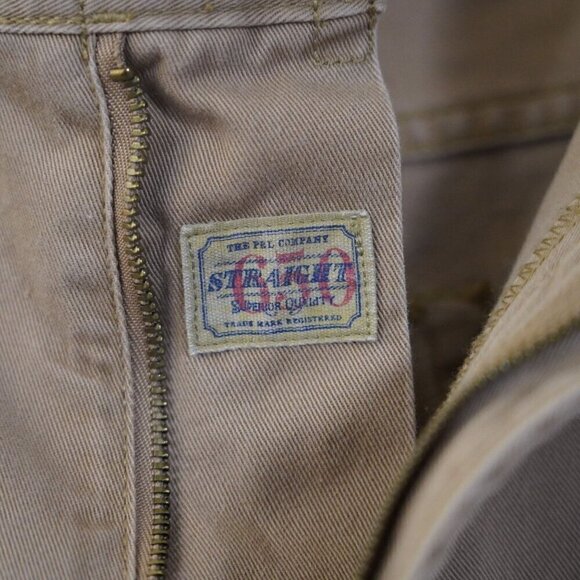 Polo Ralph Lauren Mens 650 Straight Leg Chino Pant 38X30 Tan Dungaree Cotton - Picture 7 of 9